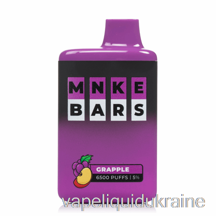 Vape Liquid Ukraine MNKE BARS 6500 Disposable Grapple